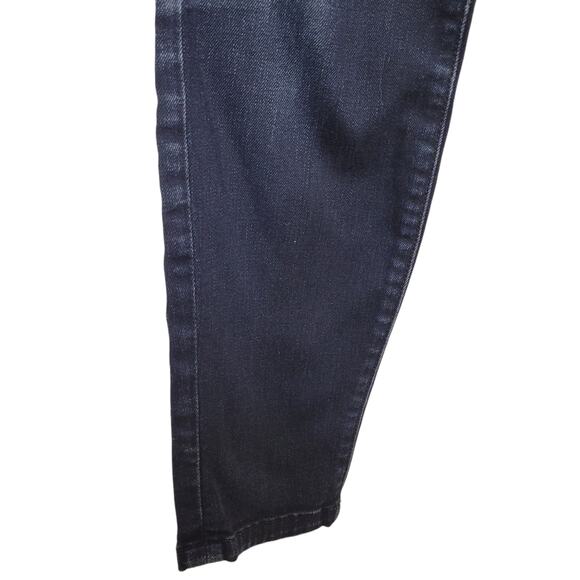 Current Elliot Dark Blue The Stiletto Black Book Skinny Whiskering Jeans Size 25 - Picture 5 of 7